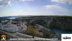 Skradin, řeka Krka, most A1