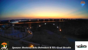 Miasto Skradin - Skradin, rzeka Krka, most na autostradzie A1 - 8.8.2026 v 20:45 Miasto Skradin - Skradin, rzeka Krka, most na autostradzie A1 - 8.8.2026 v 20:45