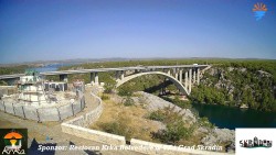 Skradin, řeka Krka, most A1