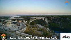 Skradin, řeka Krka, most A1