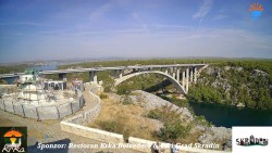 Skradin, řeka Krka, most A1
