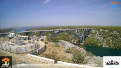 Skradin, Fluss Krka, A1-Brücke