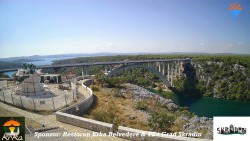 Skradin, řeka Krka, most A1