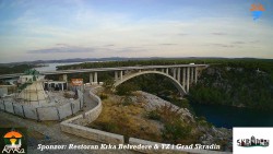 Skradin, řeka Krka, most A1