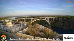 Skradin, řeka Krka, most A1