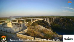 Skradin, řeka Krka, most A1