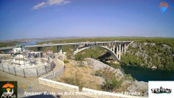 Skradin, řeka Krka, most A1