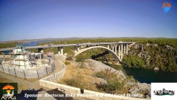 Skradin, řeka Krka, most A1