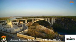 Skradin, řeka Krka, most A1