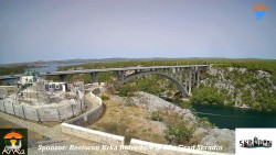 Skradin, řeka Krka, most A1