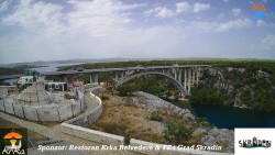 Skradin, řeka Krka, most A1