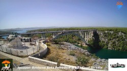 Skradin, řeka Krka, most A1