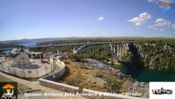 Skradin, řeka Krka, most A1