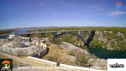 Skradin, řeka Krka, most A1