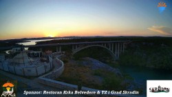 Skradin, řeka Krka, most A1