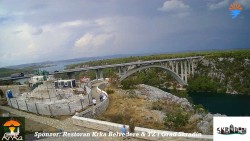 Skradin, řeka Krka, most A1