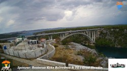 Skradin, řeka Krka, most A1