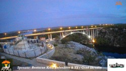 Skradin, řeka Krka, most A1