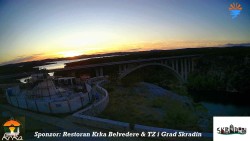 Skradin, řeka Krka, most A1