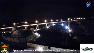 Die Stadt Skradin - Skradin, Fluss Krka, A1-Brücke - 15.9.2026 v 01:15 Die Stadt Skradin - Skradin, Fluss Krka, A1-Brücke - 15.9.2026 v 01:15