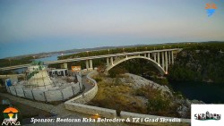 Skradin, řeka Krka, most A1