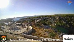 Skradin, Fluss Krka, A1-Brücke