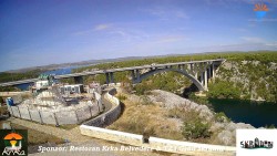 Skradin, řeka Krka, most A1