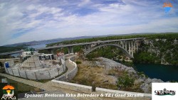 Skradin, řeka Krka, most A1