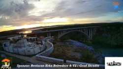 Skradin, řeka Krka, most A1