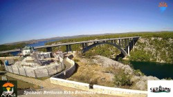 Skradin, řeka Krka, most A1