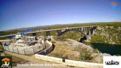Skradin, řeka Krka, most A1