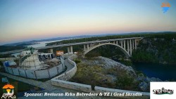 Skradin, řeka Krka, most A1