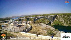 Skradin, řeka Krka, most A1
