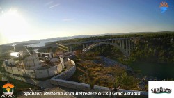 Skradin, řeka Krka, most A1