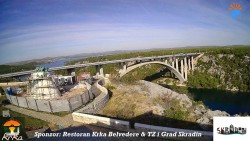Skradin, řeka Krka, most A1