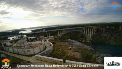 Skradin, řeka Krka, most A1