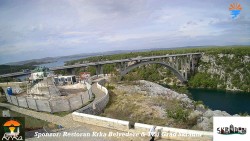 Skradin, řeka Krka, most A1
