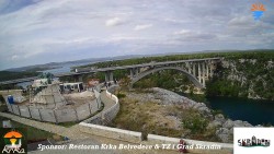Skradin, řeka Krka, most A1