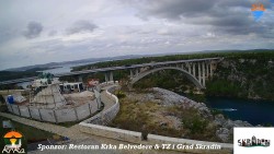 Skradin, řeka Krka, most A1
