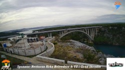 Skradin, řeka Krka, most A1