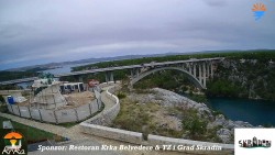 Skradin, řeka Krka, most A1
