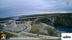 Skradin, řeka Krka, most A1
