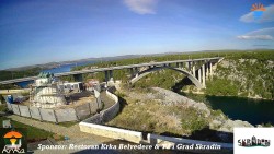 Skradin, řeka Krka, most A1