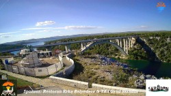 Skradin, řeka Krka, most A1