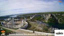 Skradin, řeka Krka, most A1
