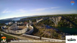 Skradin, řeka Krka, most A1