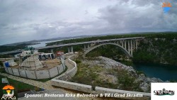 Skradin, řeka Krka, most A1