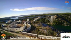 Skradin, řeka Krka, most A1
