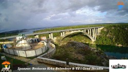 Skradin, řeka Krka, most A1