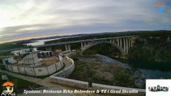 Skradin, řeka Krka, most A1